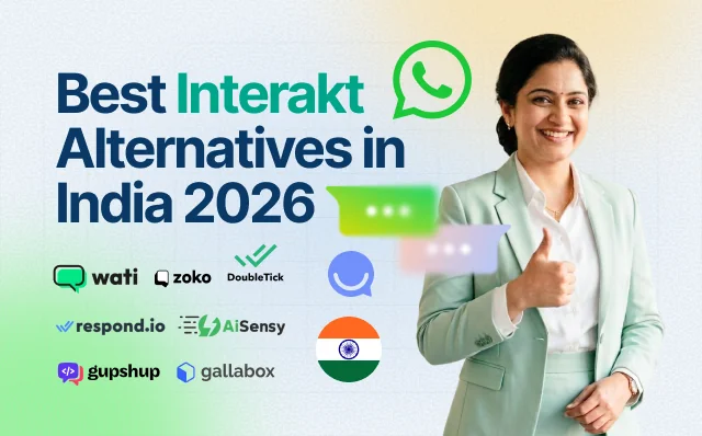 Best Interakt alternatives in India 2026 — comparison of the top 8 WhatsApp Business API platforms