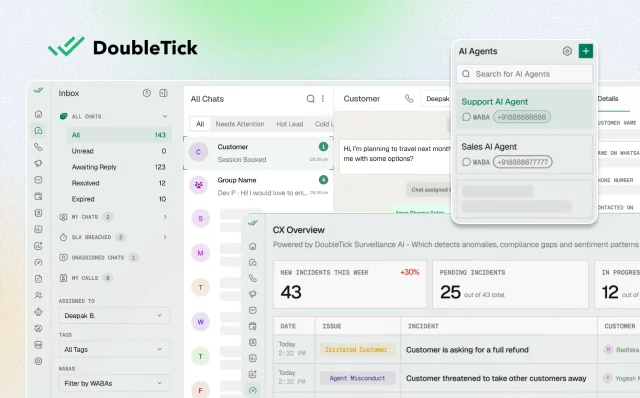 DoubleTick mobile-first WhatsApp catalogue and broadcast tool, an Interakt alternative for catalogue-heavy sellers
