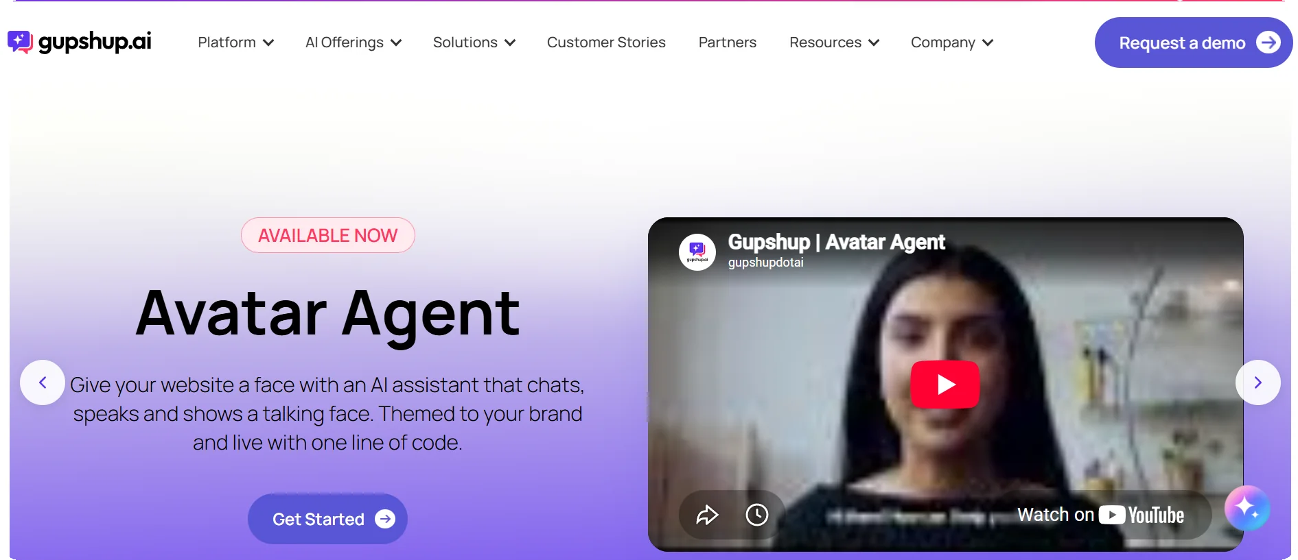 Gupshup homepage — enterprise messaging infrastructure for WhatsApp and SMS